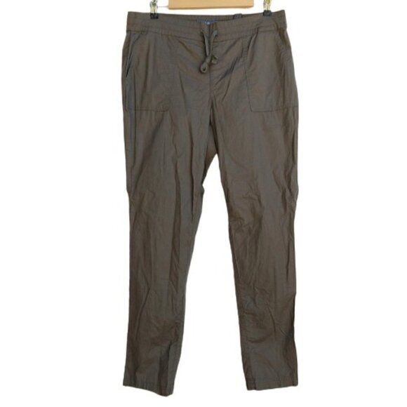 Torrid Olive Green Tapered Leg Pants Size 0 12 L New Elastic Waist Stretch Twill - Picture 1 of 11